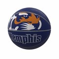Logo Brands Logo Brands 168-91FR-1 Memphis Mascot Official-Size Rubber Basketball 168-91FR-1